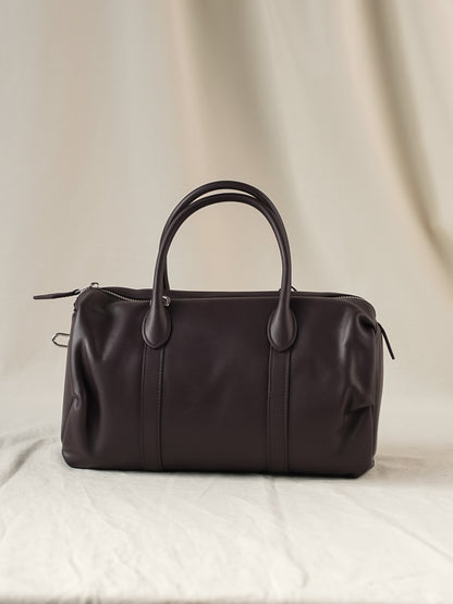Barrel bag BALANCA made of genuine leather