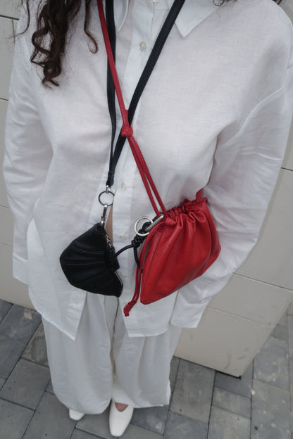 AGNES genuine leather crossbody bag