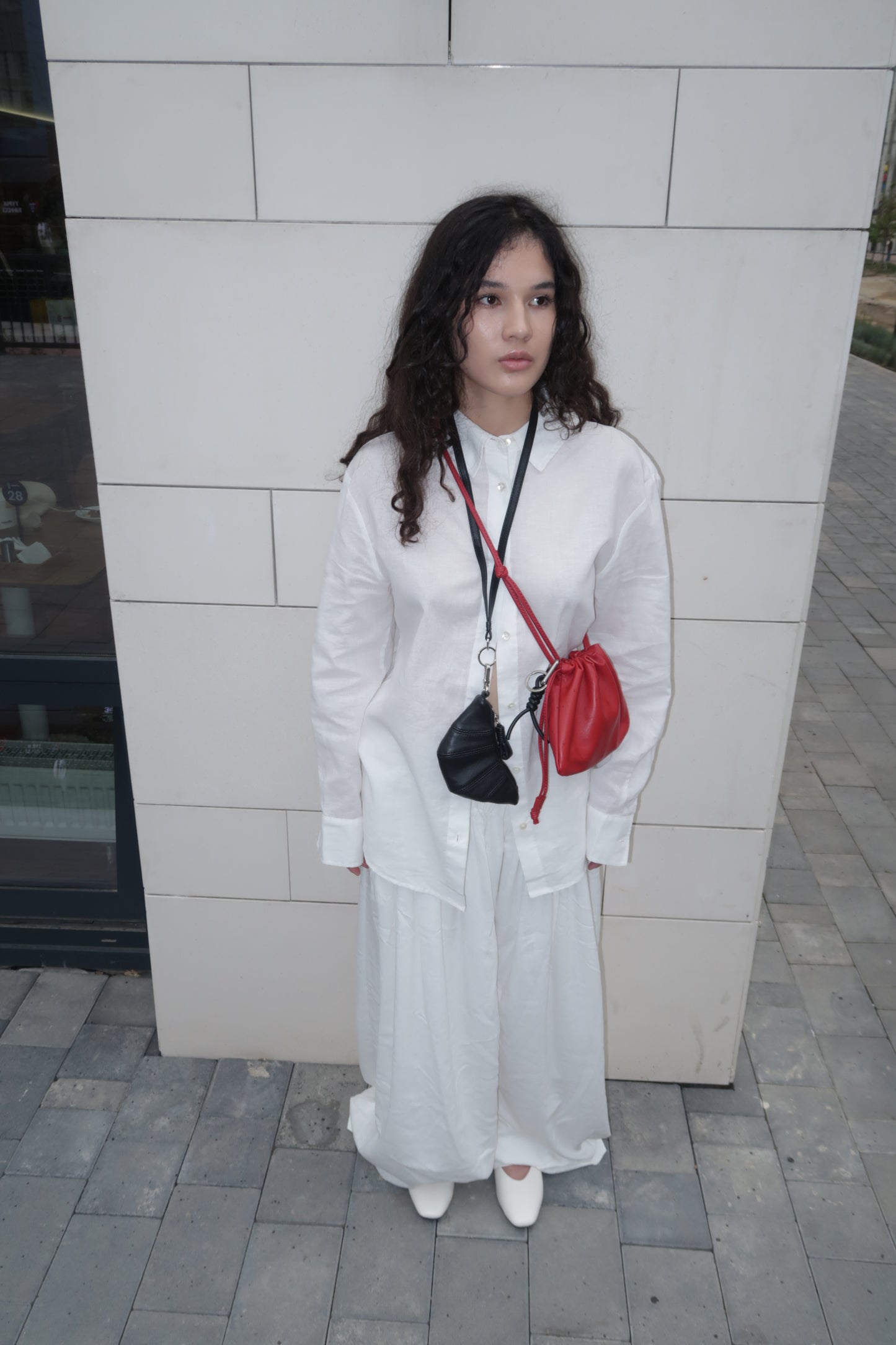 AGNES genuine leather crossbody bag