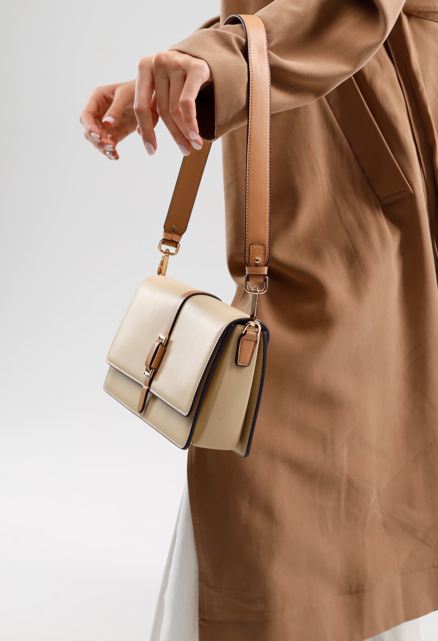 Genuine leather crossbody bag