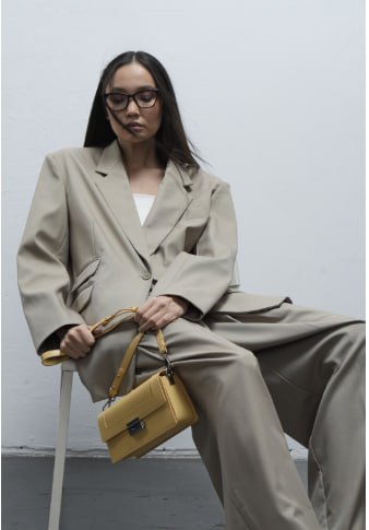 Genuine leather crossbody bag