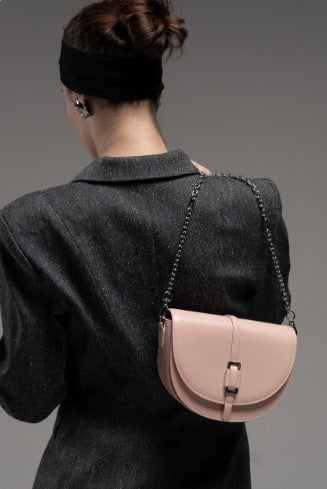 Genuine leather crossbody bag