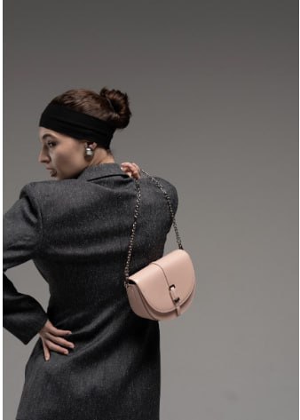 Genuine leather crossbody bag