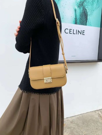 Genuine leather crossbody bag
