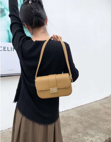 Genuine leather crossbody bag