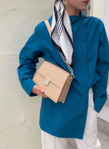 Genuine leather crossbody bag