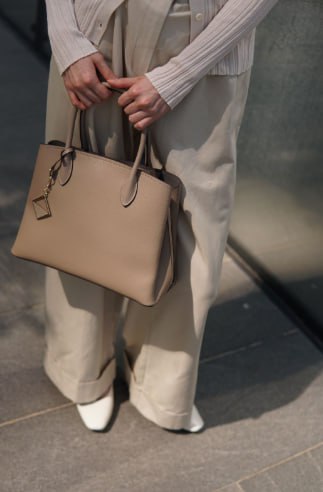 ANNET Genuine leather tote bag