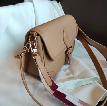 Genuine leather crossbody bag