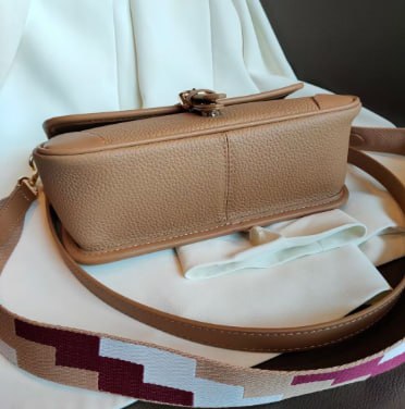 Genuine leather crossbody bag