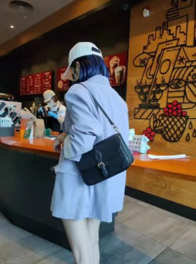 Genuine leather crossbody bag